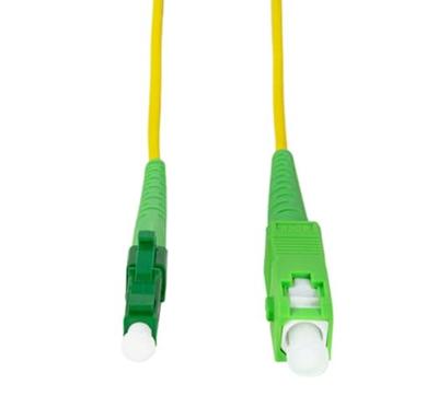 LogiLink FPSLS10 Glasvezel Optische vezel Aansluitkabel 10 m Geel [1x SC APC-stekker - 1x LC APC-stekker] 9/125 µ Singlemode