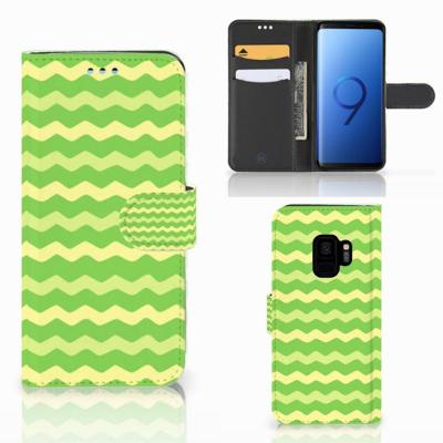Samsung Galaxy S9 | Telefoon Hoesje | Waves Green