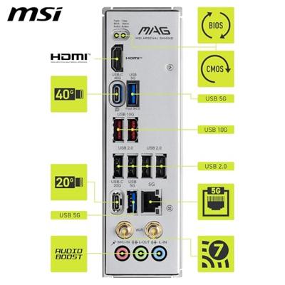 MSI MAG X870E GAMING MAX Moederbord WIFI /AMD X870/DDR5/SATA3/M.2/USB4/WiFi/BT/PCIe5.0/AM5/ATX