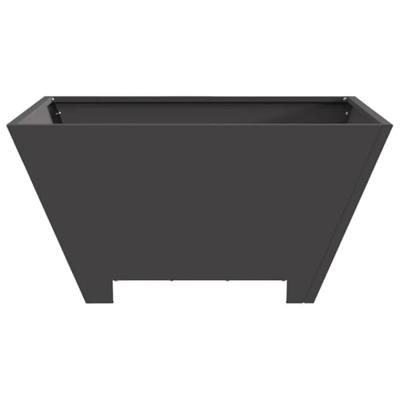 VidaXL Vuurkorf zwart 60 x 60 x 30 cm staal VidaXL Vuurkorf zwart 60 x 60 x 30 cm staal