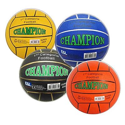 E&L Sports Straatvoetbal champion - rubber - maat 5 - 380-420 gram - verschillende kleuren - assorti