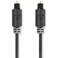 Nedis Optische Audiokabel | TosLink Male naar TosLink Male | 5 m | 1 stuks - CABW25000AT50 CABW25000AT50 - thumbnail