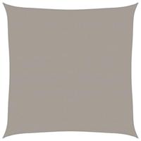 Zonnezeil 160 g/m vierkant 7x7 m HDPE lichtgrijs - thumbnail