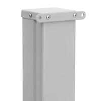 Tuinscherm uittrekbaar 140x600 cm crme - thumbnail