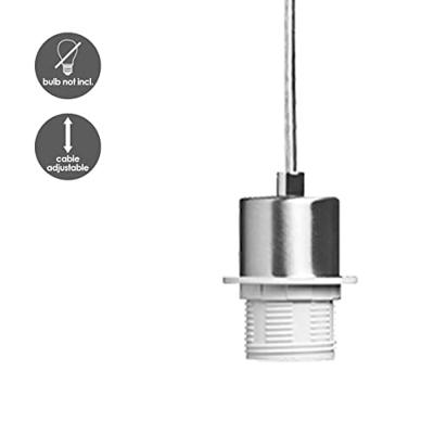 Light depot - verlichtingspendel basic xl mat staal - Outlet Light depot - verlichtingspendel basic xl mat staal - Outlet