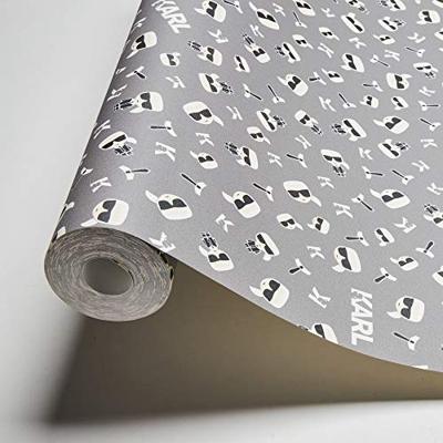 AS Creation Karl Lagerfeld Grijs behang | 378432