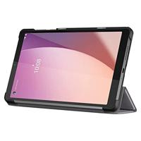 Lunso - Lenovo Tab M8 Gen 4 (8 inch) - Tri-Fold Bookcase hoes - Grijs - thumbnail