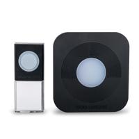 Draadloze bel - SCS SENTINEL - 200 meter - SimplyBell - Zwart - thumbnail