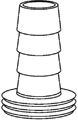 GARDENA Slangkoppeling 26,5 mm (G 3/4")/ 13 mm (1/2") slangstuk