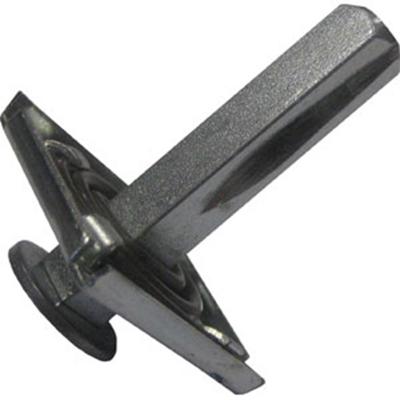 Stift met veerplaatje vierkant