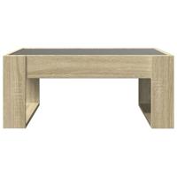 Salontafel met Infinity LED 70x53x30 cm sonoma eikenkleurig - thumbnail