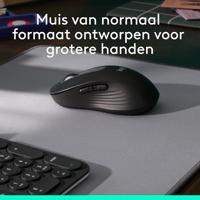 Logitech Signature M650 L Muis Radiografisch, Bluetooth Maat: L Optisch Roze 5 Toetsen 4000 dpi - thumbnail