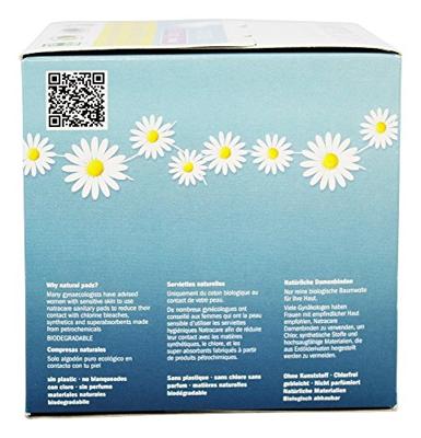 Natracare Ultra Pads Long Maandverband 10st - thumbnail