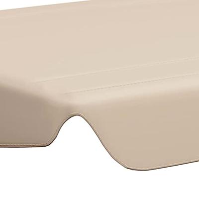 Vervangingsluifel voor schommelbank 150/130x105/70 cm beige