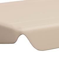 VidaXL Vervangingsluifel voor schommelbank 150/130x105/70 cm beige - thumbnail