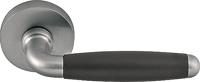 Formani TIMELESS 1932PR deurkruk geveerd op rozet - PVD mat nikkel/bakeliet - thumbnail