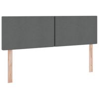 Opbergbed met matras Donkergrijs 140 x 190 cm Bewerkt hout - thumbnail