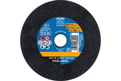 PFERD TOOLS PSF STEELOX 69198287 Doorslijpschijf recht 76 mm 10 stuk(s) RVS, Staal