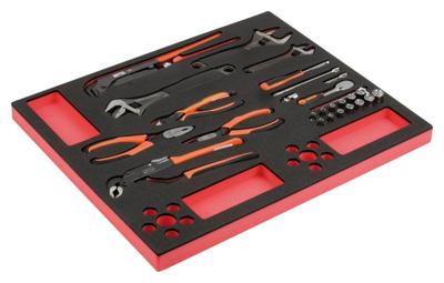 Bahco Foaminlay Fit&Go 3/3 met doppen en toebehoren 1/4" | tangen en moersleutels - 26-delig - FF1A5022 Bahco Foaminlay Fit&Go 3/3 met doppen en toebehoren 1/4" | tangen en moersleutels - 26-delig - FF1A5022