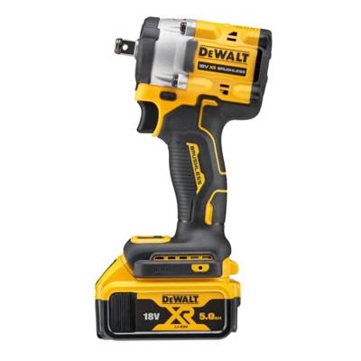 DeWalt DCF921P2T-QW - 18V XR Brushless Compacte Slagsmoersleutel | met Frictiering | 1/2" aansluiting | 2x 5.0Ah | in TSTAK - DCF921P2T-QW DeWalt DCF921P2T-QW - 18V XR Brushless Compacte Slagsmoersleutel | met Frictiering | 1/2" aansluiting | 2x 5.0Ah | in TSTAK - DCF921P2T-QW