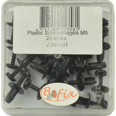 Bofix 244591 schroefnagel plastic m5 p/25