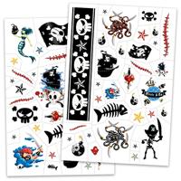 Piraten Tatoeages DJECO rood - thumbnail