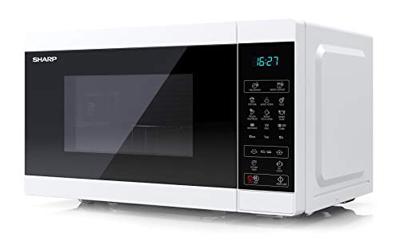 Sharp YC-MG02E-W magnetron Aanrecht 20 l 800 W Blauw, Wit