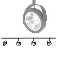 Highlight Railsysteem Trackline 150 cm + 4 Malta spots zwart - thumbnail