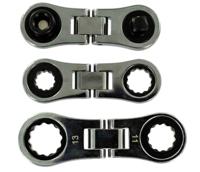 BUSCHiNG ratelsleutelset "micro" ratchet wrench set mini double ring - thumbnail