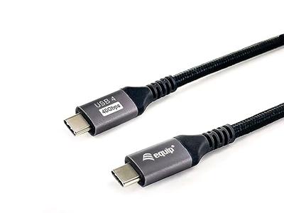 Equip 128383 USB4 Gen 3x2 40Gbps 240W USB Type-C 2m