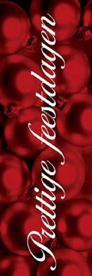 Raambiljet thema Prettige Feestdagen bal