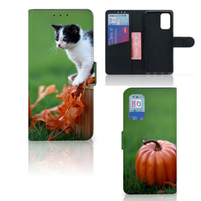 Samsung Galaxy A32 4G | Telefoonhoesje | Met pasjeshouder | Kitten Samsung Galaxy A32 4G | Telefoonhoesje | Met pasjeshouder | Kitten