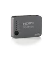 Marmitek Split 312 2 poorten HDMI-splitter 3D-weergave mogelijk 3840 x 2160 Pixel Zilver - thumbnail