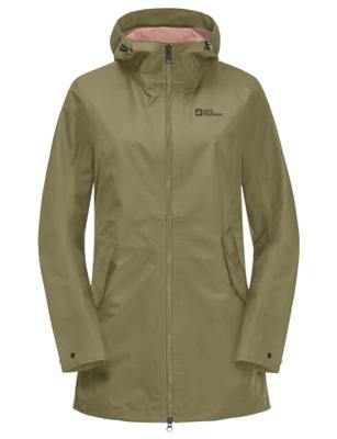 Jack wolfskin Dakar Parka Jas Dames Bay Leaf S