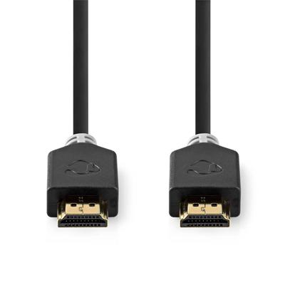 High Speed HDMI-kabel met Ethernet | HDMI-connector - HDMI-connector | 10 m | Antraciet