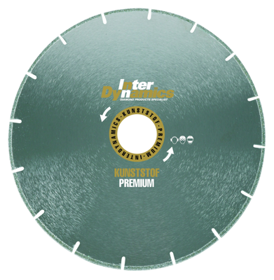 Inter Dynamics Diamantzaag Premium Kunststof 125x22,2mm - 340125