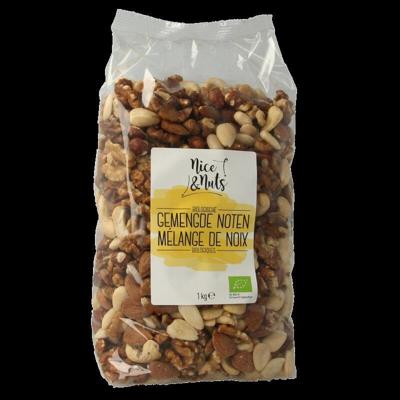 Nice & Nuts Gemengde noten rauw bio 1 Kilogram Nice & Nuts Gemengde noten rauw bio 1 Kilogram