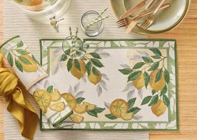 Sander Sander placemat Lemon 32x48