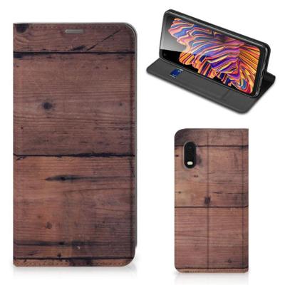 Samsung Xcover Pro Book | Wallet Case | Old Wood