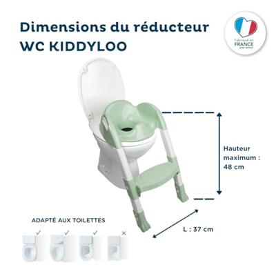 Toiletverkleiner - THERMOBABY - KIDDYLOO - Celadon Groen - Verstelbaar Toiletverkleiner - THERMOBABY - KIDDYLOO - Celadon Groen - Verstelbaar