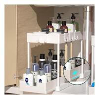 Nexxt Keukenkast Organizer - Gootsteen Lade Dubbel - Wit - thumbnail