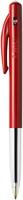 Bic balpen M10 Clic op blister, medium punt, rood - thumbnail