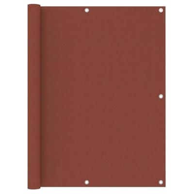 Balkonscherm 120x300 cm oxford stof terracotta