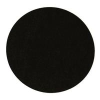 Etiket 35 mm rond zwart 1000 rol - thumbnail