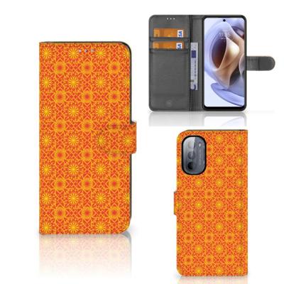 Motorola Moto G31 | G41 | Telefoon Hoesje | Batik Oranje Motorola Moto G31 | G41 | Telefoon Hoesje | Batik Oranje
