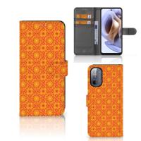 Motorola Moto G31 | G41 | Telefoon Hoesje | Batik Oranje - thumbnail