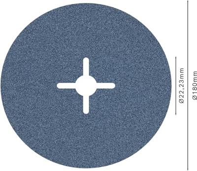 Bosch Accessoires 1 Fiberschuurschijf 180 R574,
Best for Metal , K80 - 2608606743 Bosch Accessoires 1 Fiberschuurschijf 180 R574,
Best for Metal , K80 - 2608606743