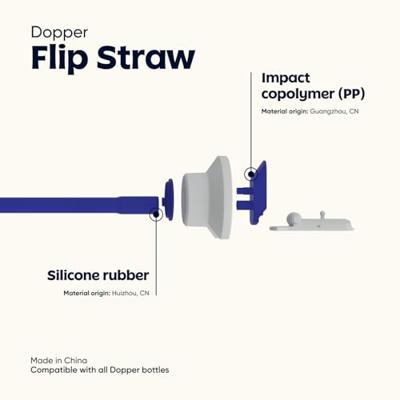 Dopper Dopper Insulated Flip Straw Dopper Dopper Insulated Flip Straw