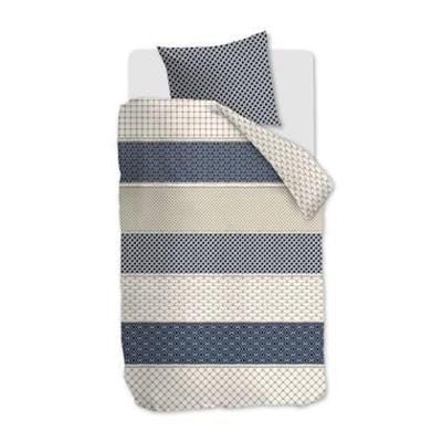 Rivièra Maison Riviera Maison Dekbedovertrek Ropes - Marineblauw 140x200/220 cm