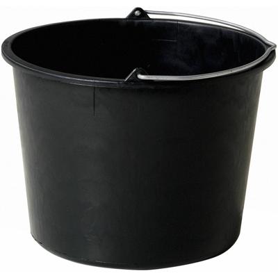 Emmer 12 liter, zwart